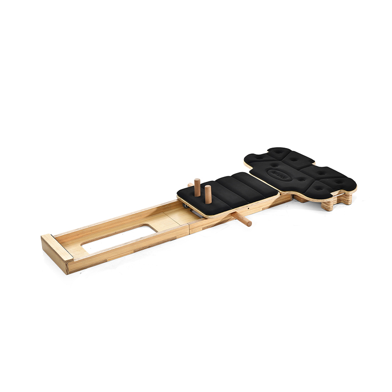 Máquina reformadora de pilates plegable para entrenamiento de balance corporal